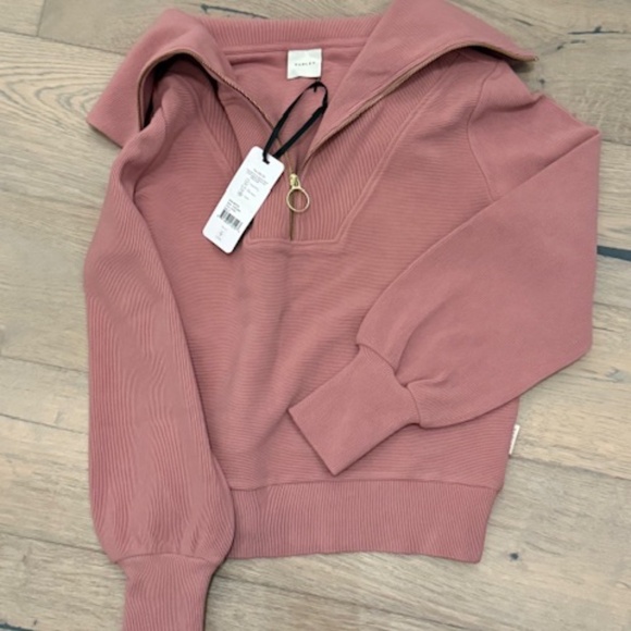 VARLEY Vine Half-Zip Sweatshirt SMALL Rose color - Picture 1 of 6